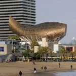 Vila Olímpica Fish Sculpture
